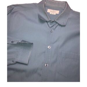 Gucci Men's Button-Down Shirt, Medium